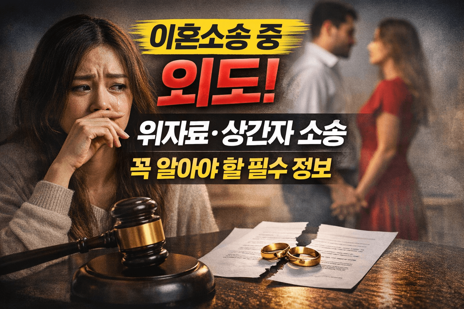 이혼소송중외도, 위자료와 상간자 소송까지 꼭 알아야 할 핵심 정리