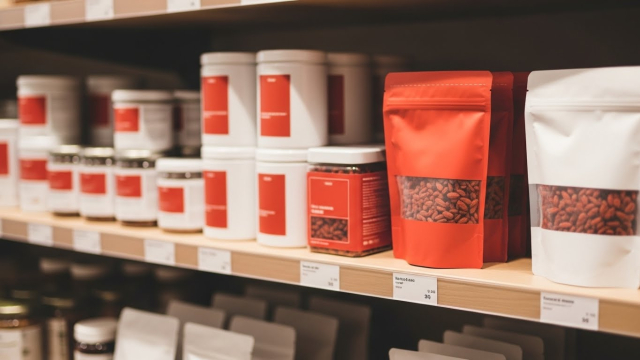 건강식품 코너에 진열된 구기자 관련 제품들