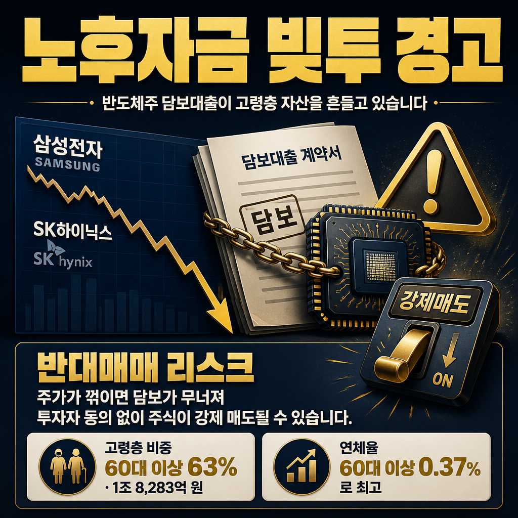 노후자금 빚투 경고