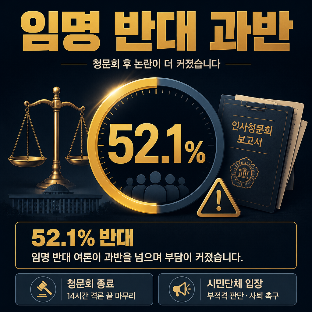 임명 반대 과반