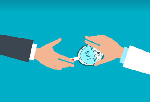 혈액측정 일러스트 이미지