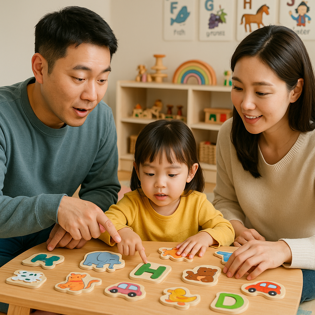 언어 발달 돕는 유아 퍼즐 교육법