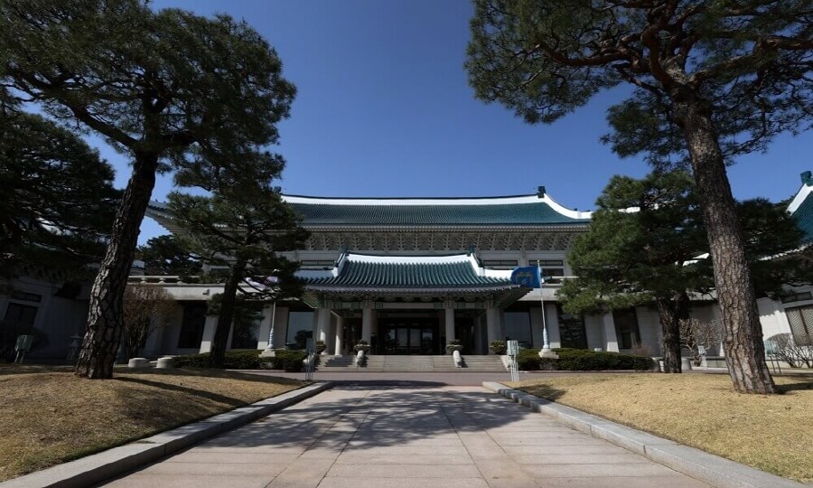 청와대 본관 사진