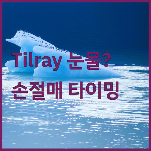 Tilray 눈물? S&P/TSX 지