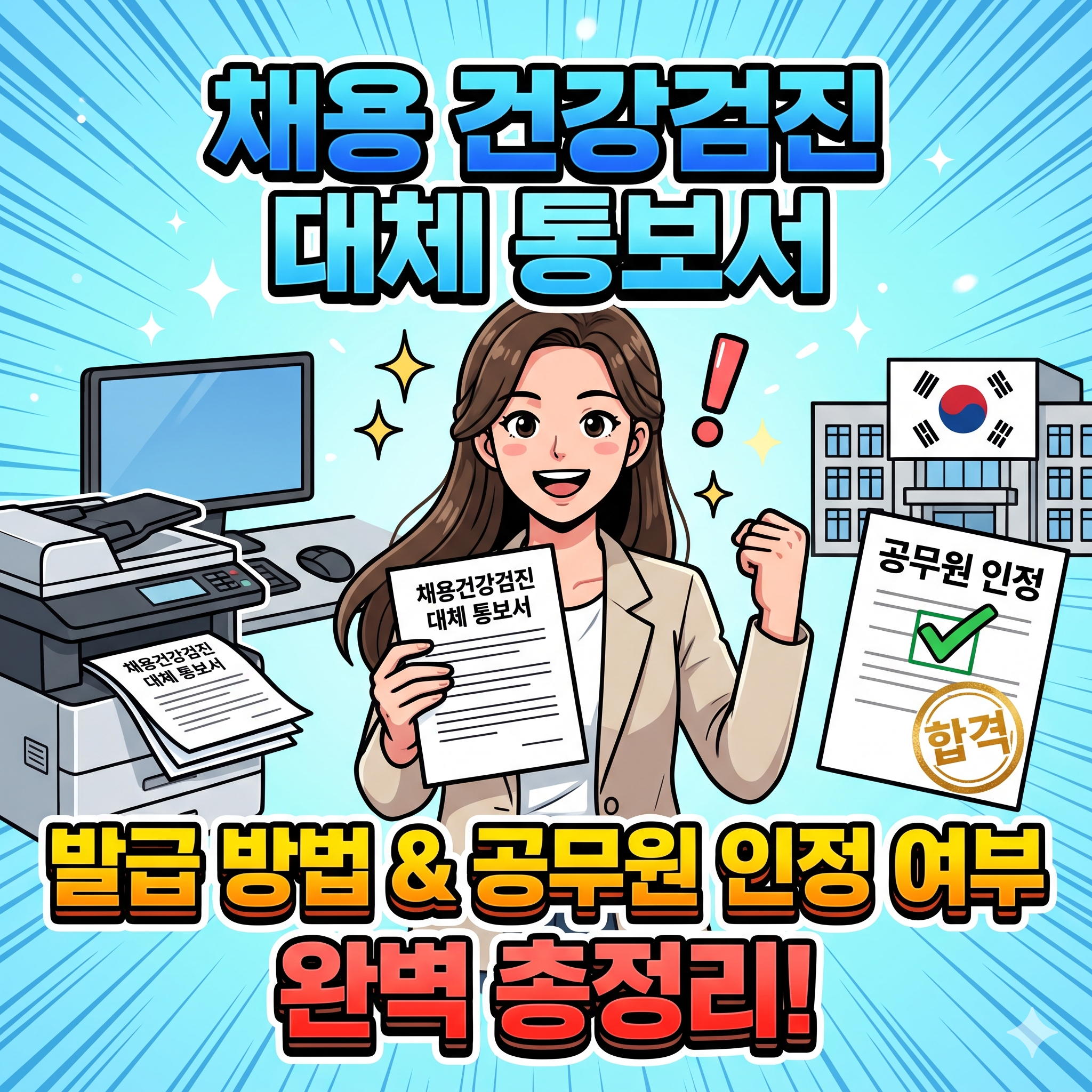 채용 건강검진 대체 통보서 발급 방법&middot;공무원 인정 여부&middot;제출 주의사항 총정리 (2026 최신)