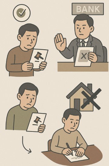 경락잔금대출 심사 실패 원인