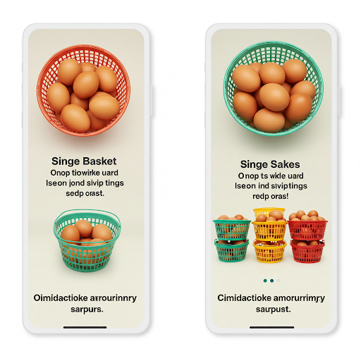 한 바구니 계란 vs 여러 바구니 계란 비교