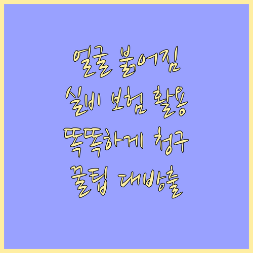 안면홍조 치료, 실비 보험 똑똑하게 ..