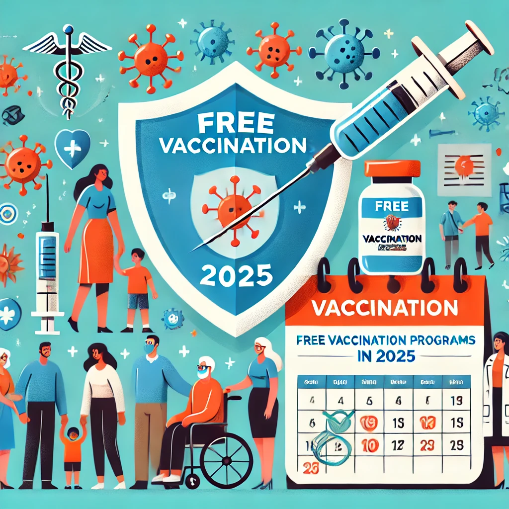 무료 예방접종 이미지