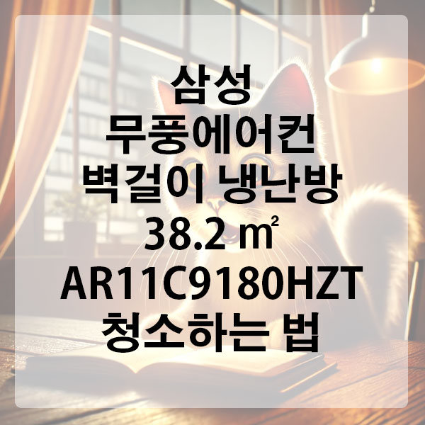 삼성 무풍에어컨 벽걸이 냉난방 38.2 ㎡ AR11C9180HZT 청소하는 법