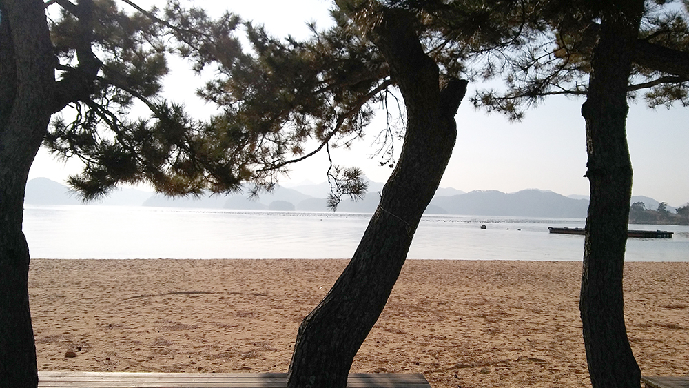 거제도 물안해수욕장