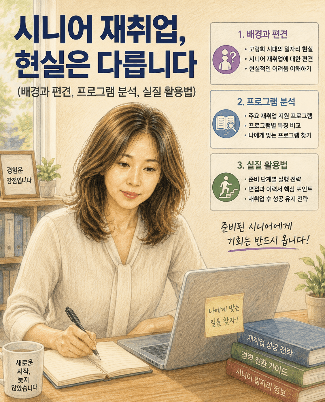 시니어 재취업, 현실은 다릅니다