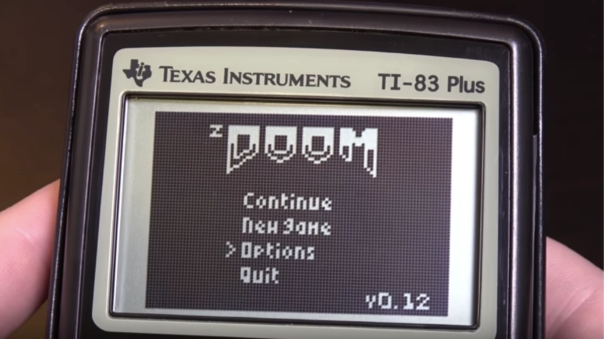 공학계산기 게임 둠 DOOM
