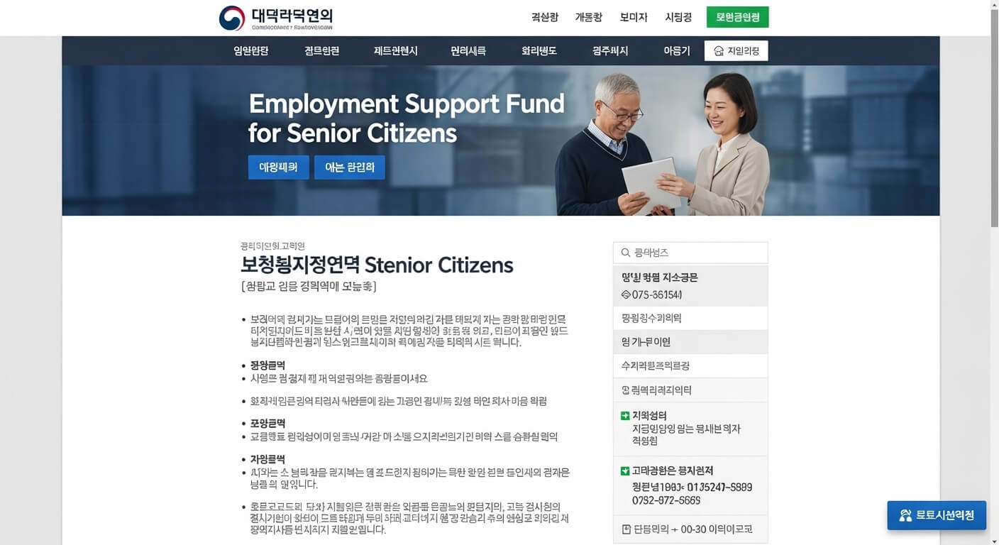 고령자 고용지원금