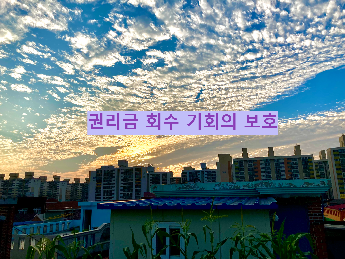 권리금 회수 기회의 보호