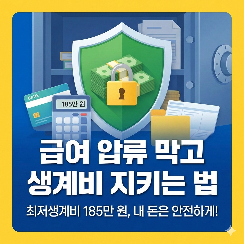 생계비통장 개설 후 압류 계좌 변경하고 급여 안전하게 지키는 법