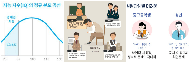 경계성 지능장애 사진 3개
