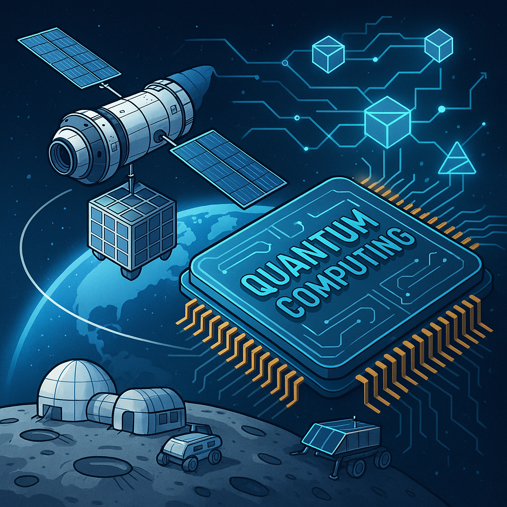 양자 컴퓨팅 기반 우주 물류 설계: 미래 우주 산업의 게임 체인저