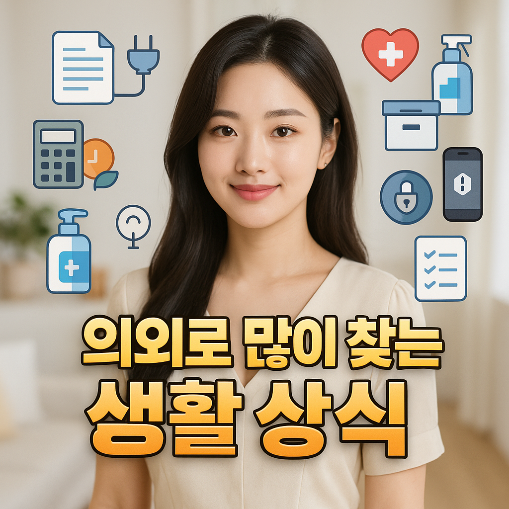 2025년 사람들이 의외로 검색 많이 찾는 생활 상식