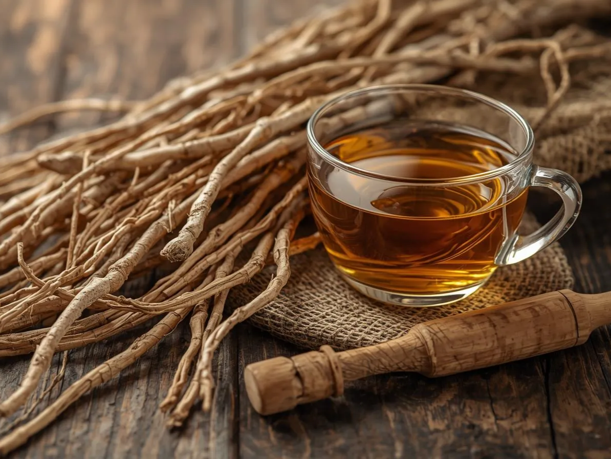 우엉을 말려 만든 우엉차