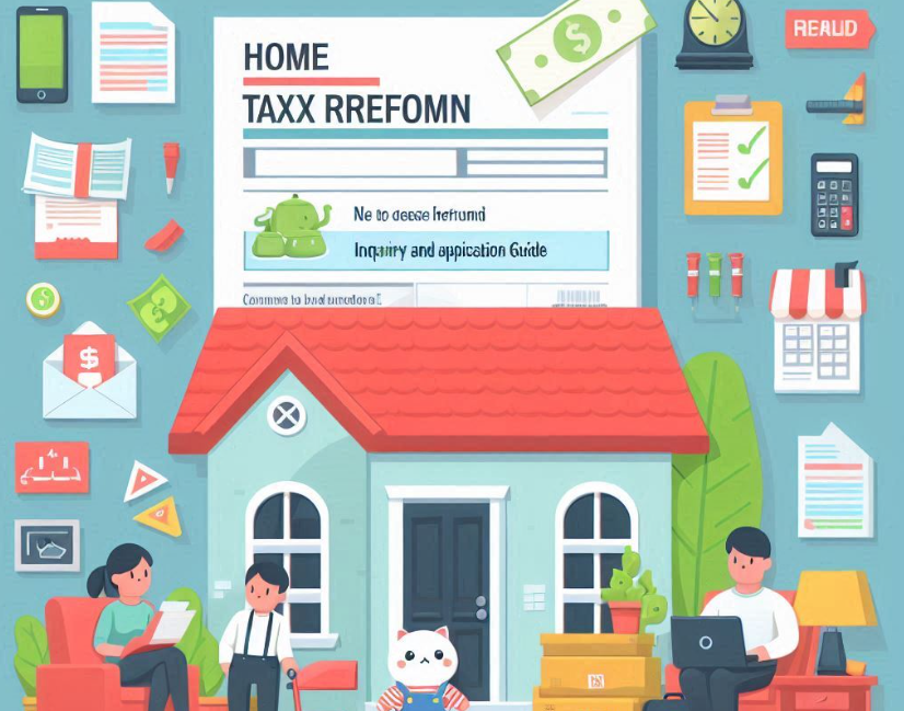 홈택스 세금 환급금 관련 이미지