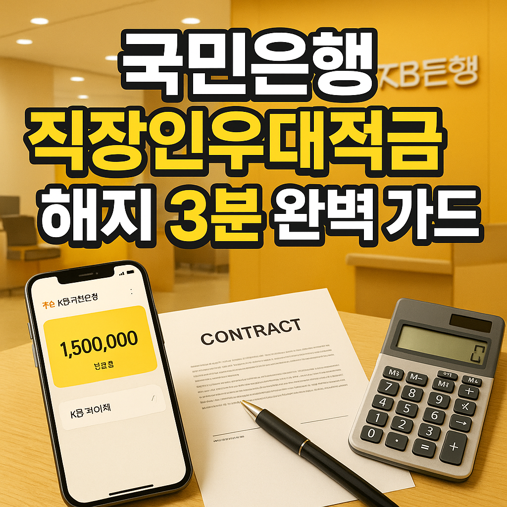 국민은행 직장인우대적금 바로가기