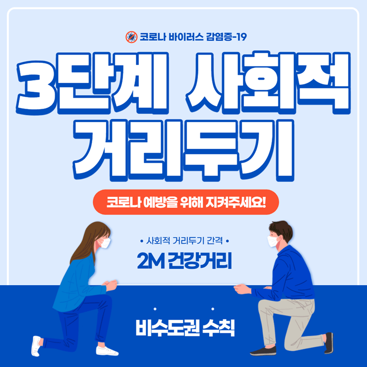 사회적거리두기 3단계