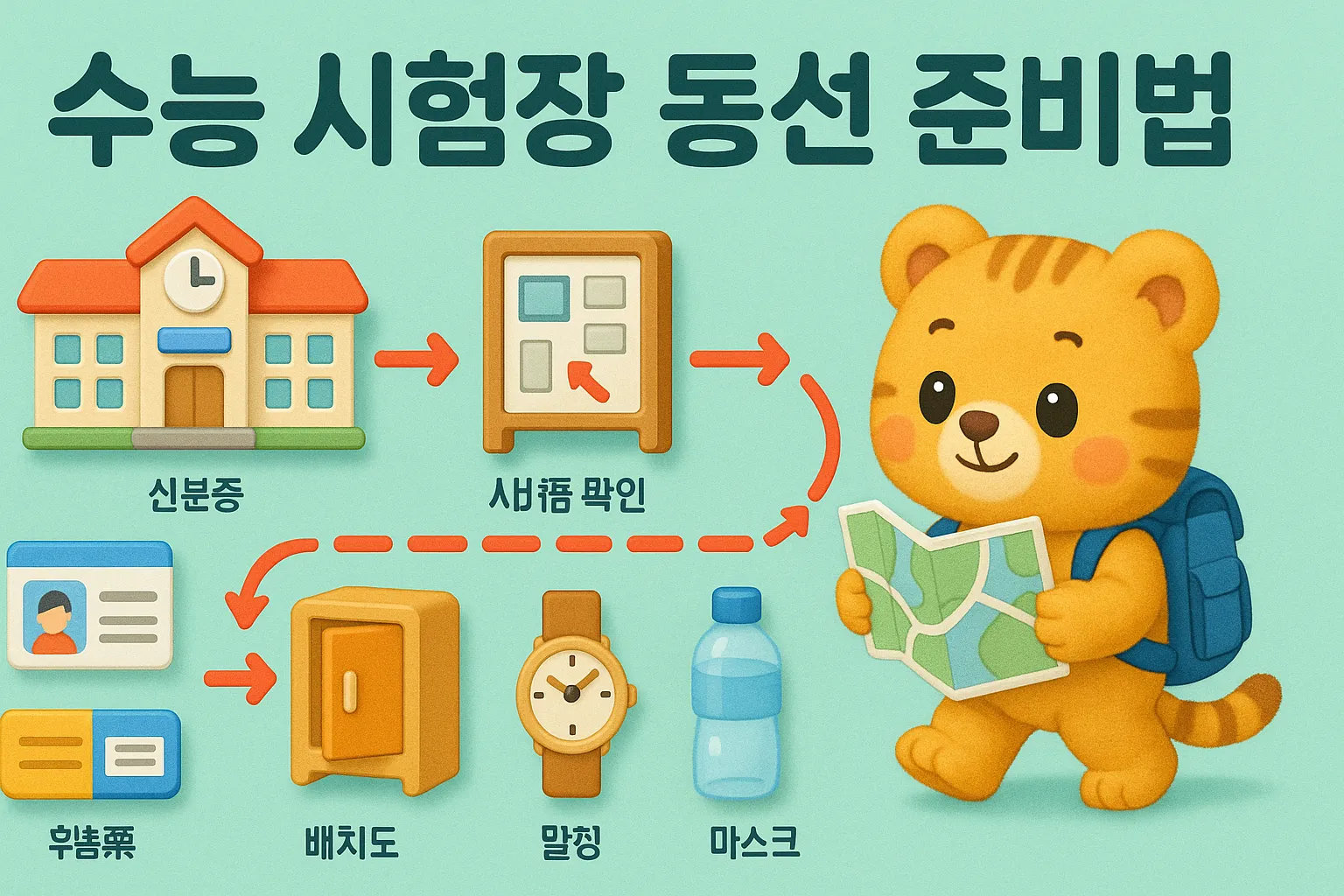 수능 시험장 동선 완벽정리! 실수 없는 D-day 준비법