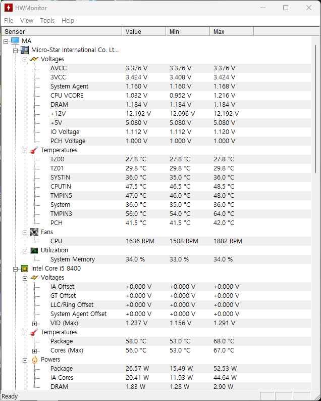CPU 온도 측정 방법3
