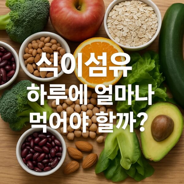 식이섬유 하루에 얼마나 먹어야 할까/gpt