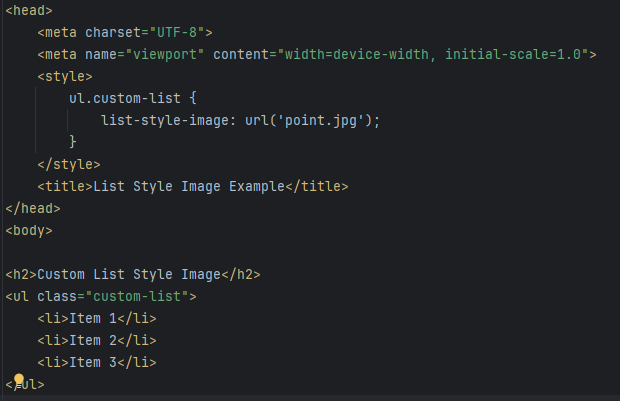HTML5 & CSS3 목록 스타일 list