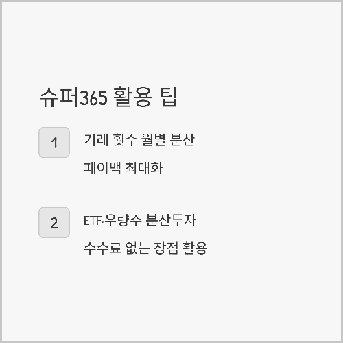 슈퍼365는 미국주식 거래수수료 완전 제로 활용 팁과 주의사항
