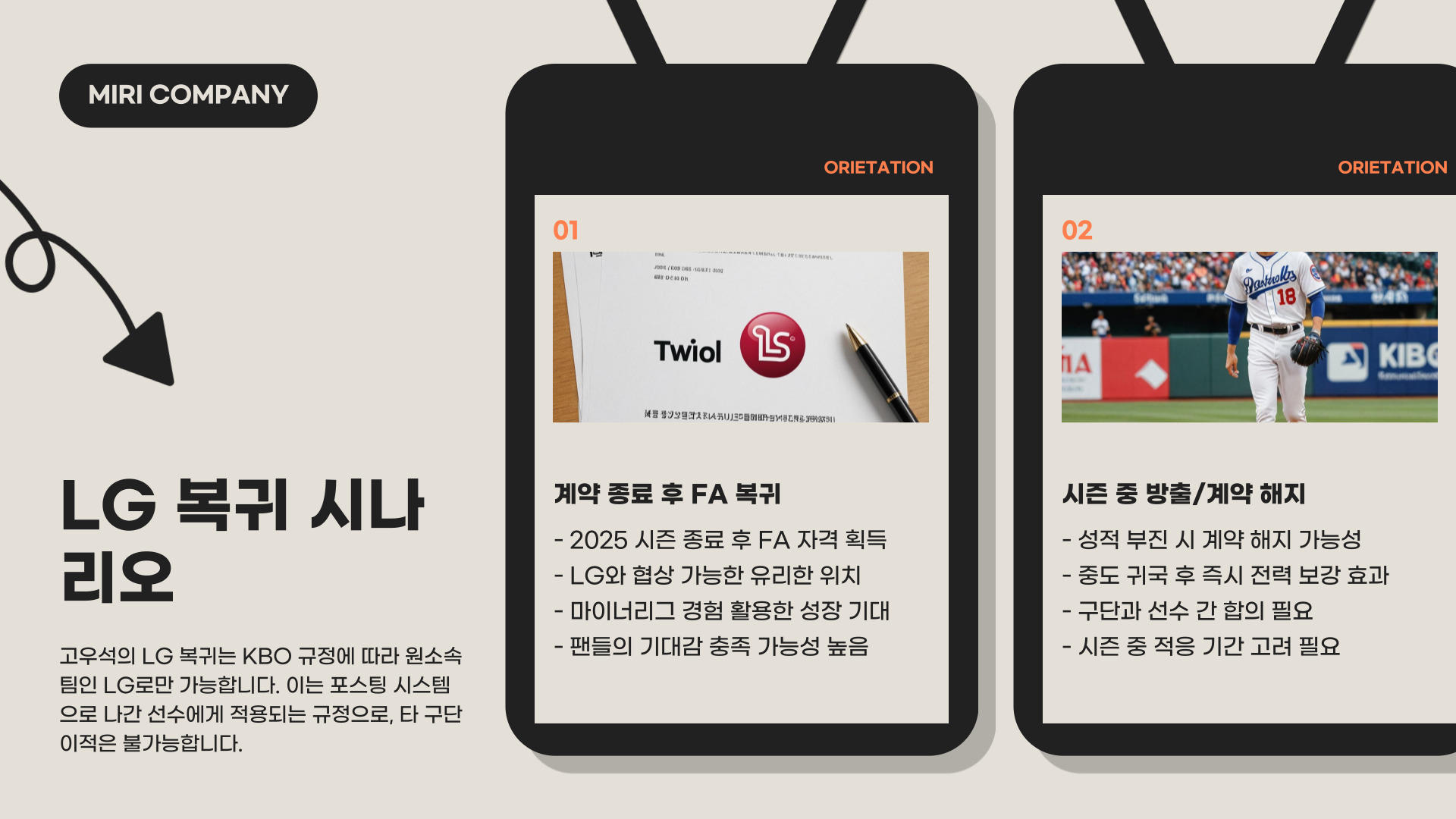 고우석 LG 복귀 가능성