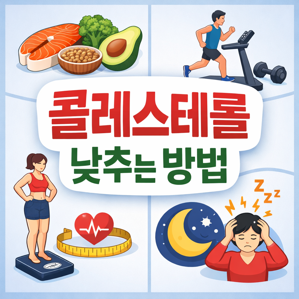 콜레스테롤 낮추는 방법
