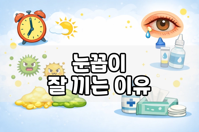 눈꼽이 잘 끼는 이유
