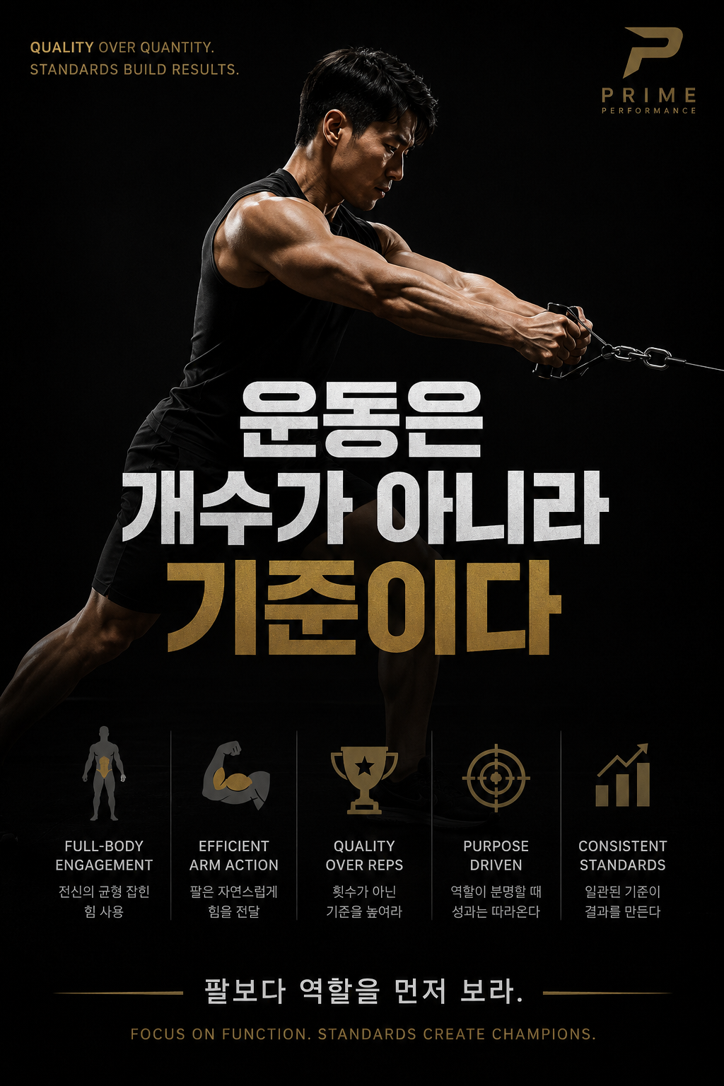 운동은 개수가 아니라 기준이다