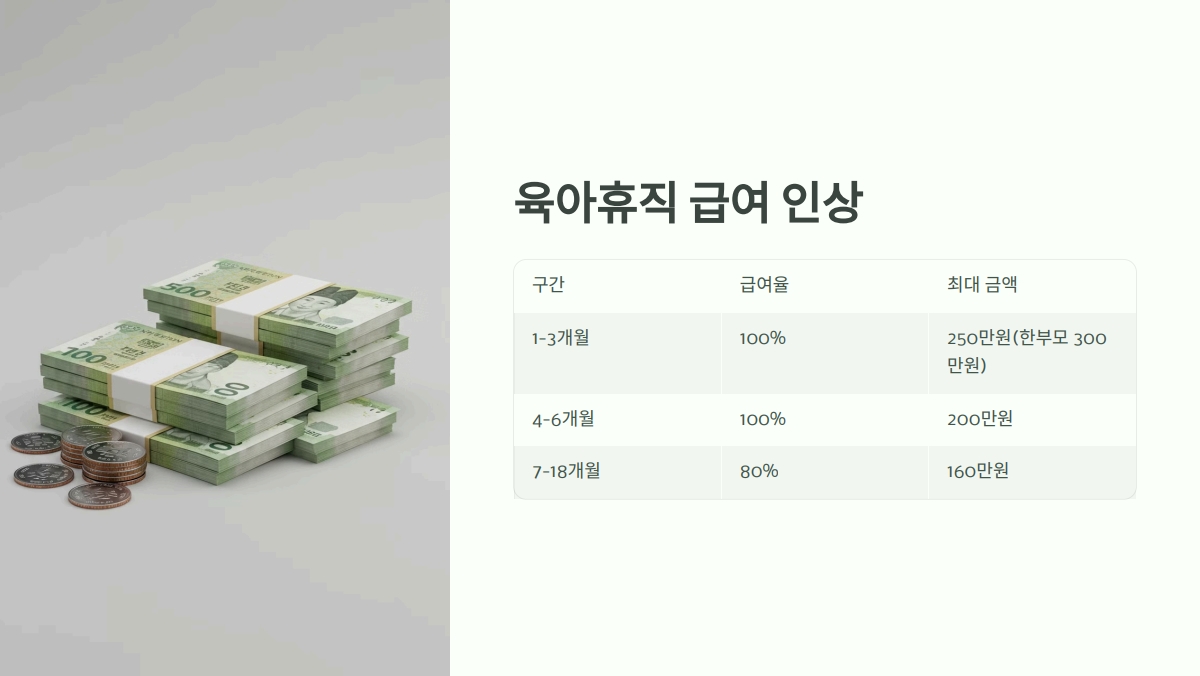 2025년 육아휴직 급여