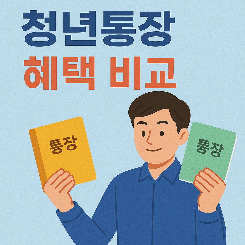 청년통장 혜택 비교
