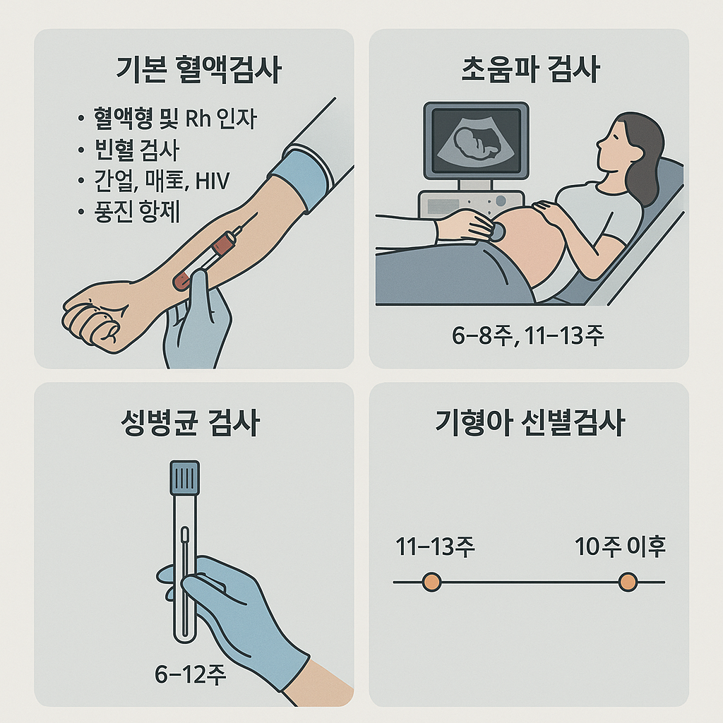 📝 임신 초기에 꼭 받아야 하는 산전검사 종류와 시기