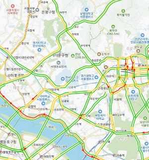 창덕궁 정조대왕 능행차 진행경로&amp;#44; 도로통제