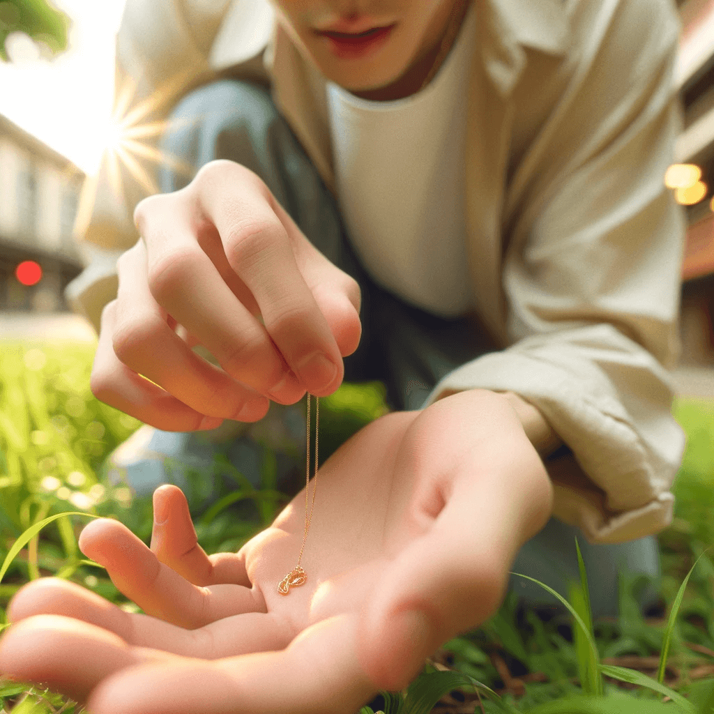 금목걸이를 줍는 꿈 해몽 해석