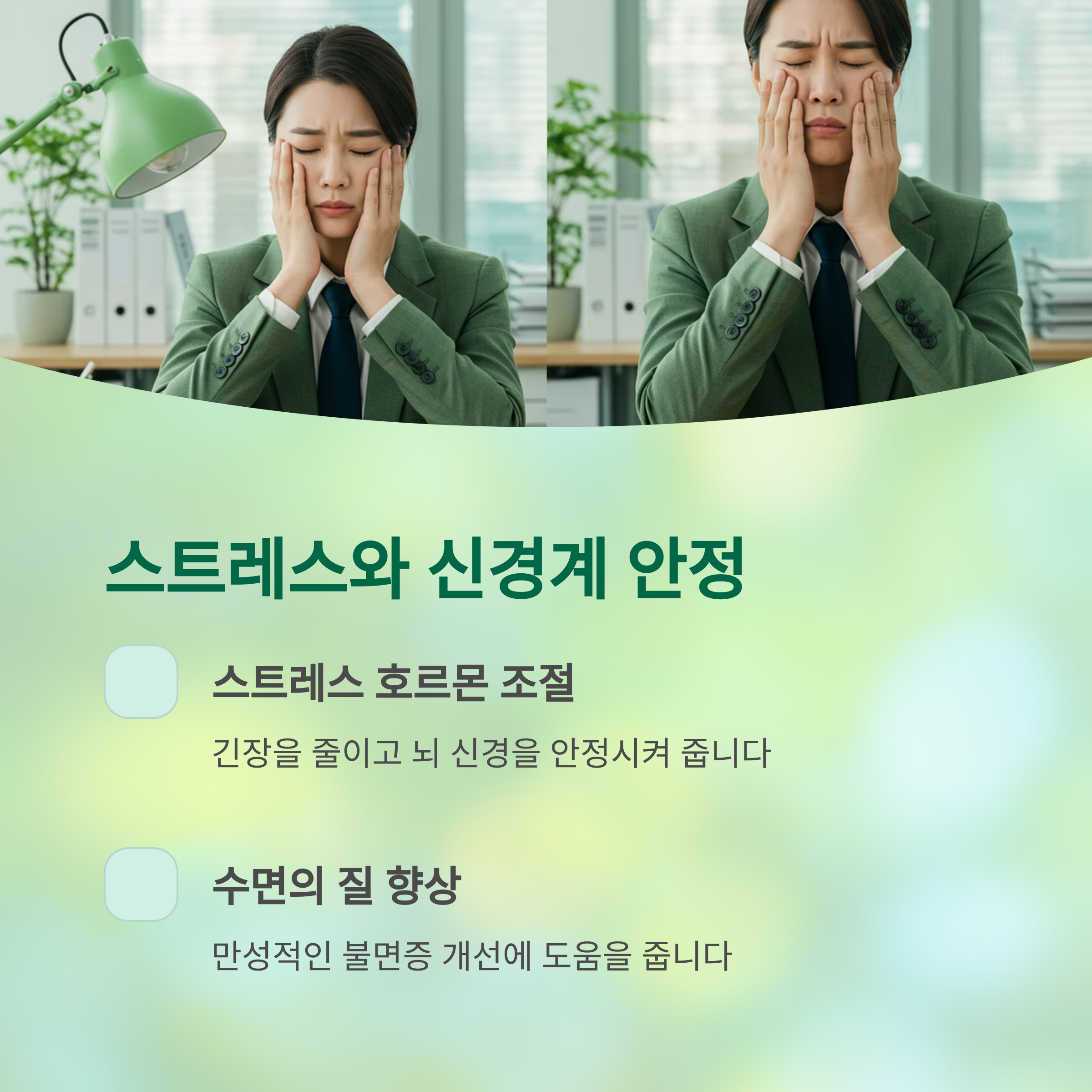 스트레스로 지친 신경계에 휴식을 주는 산삼