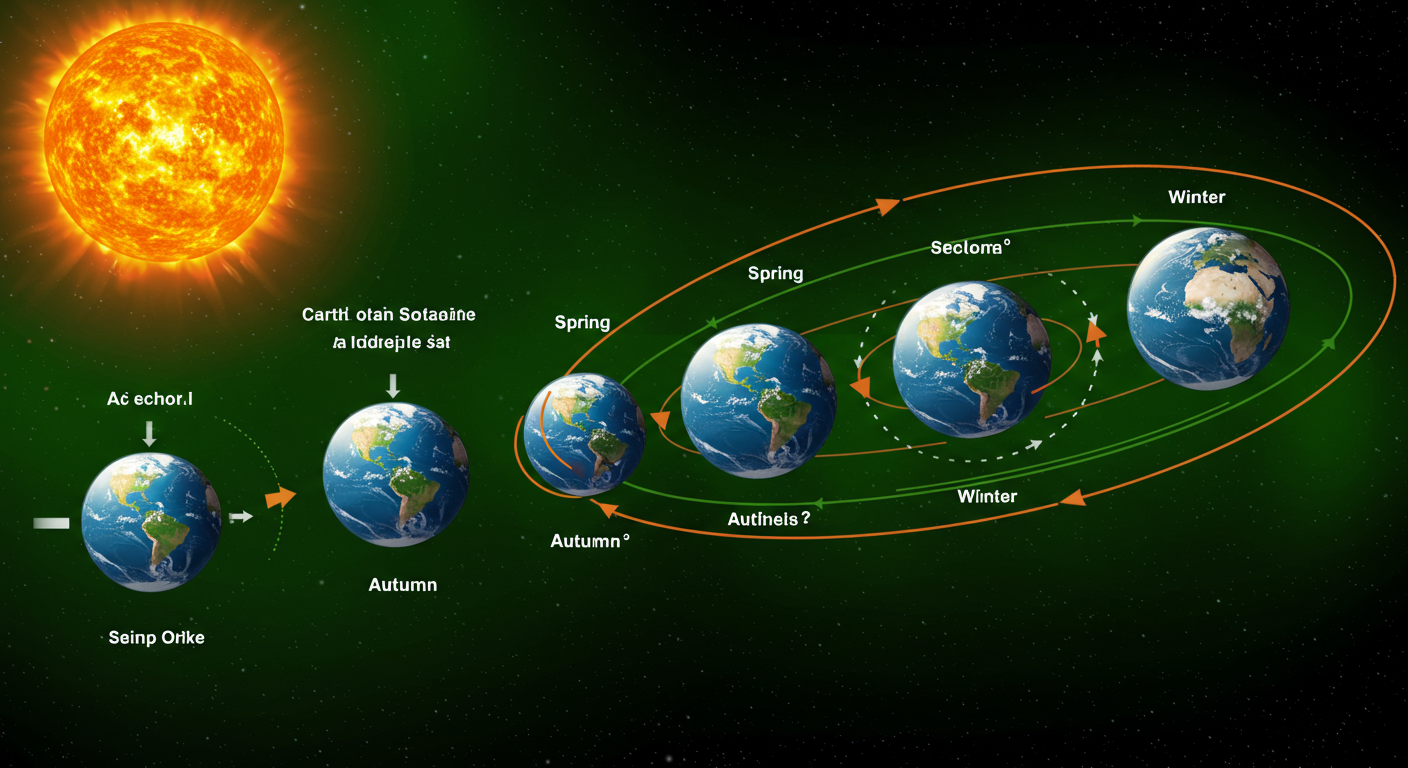 지구의 공전, 사계절의 비밀