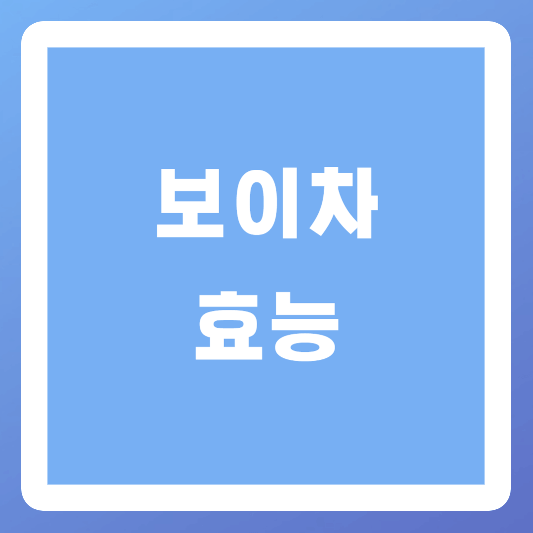 보이차-효능
