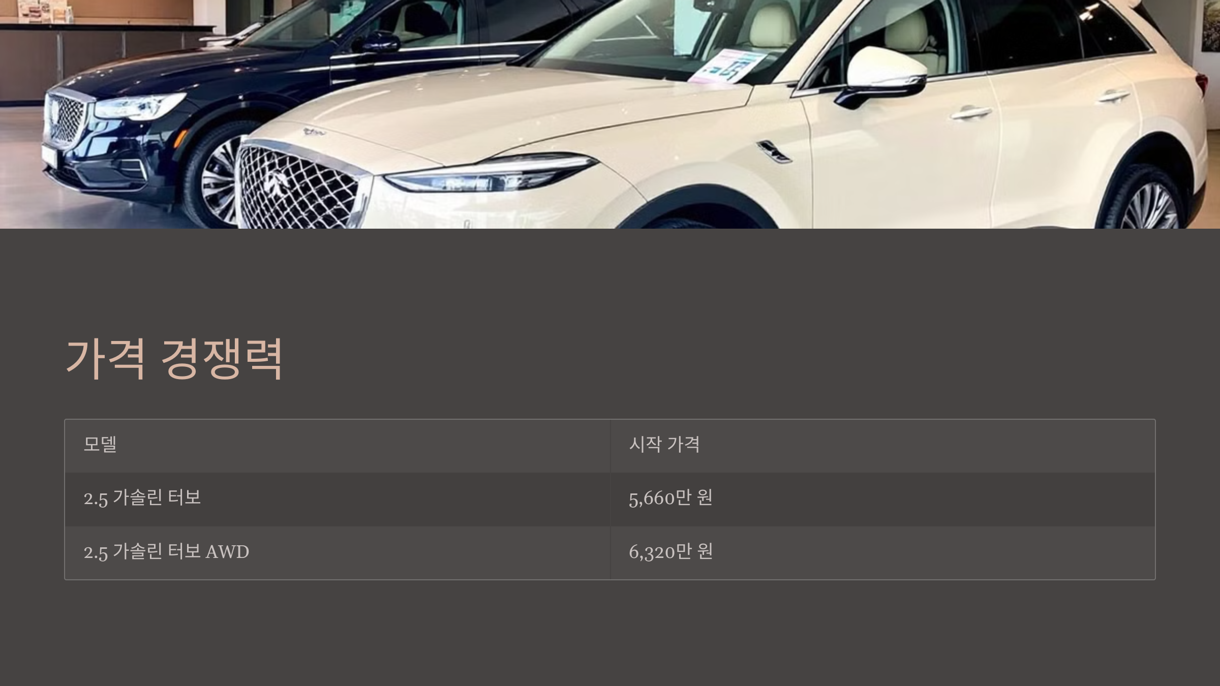 가격 경쟁력