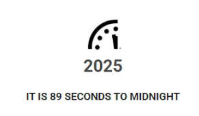 지구 종말 시계(Doomsday Clock) 89초 전