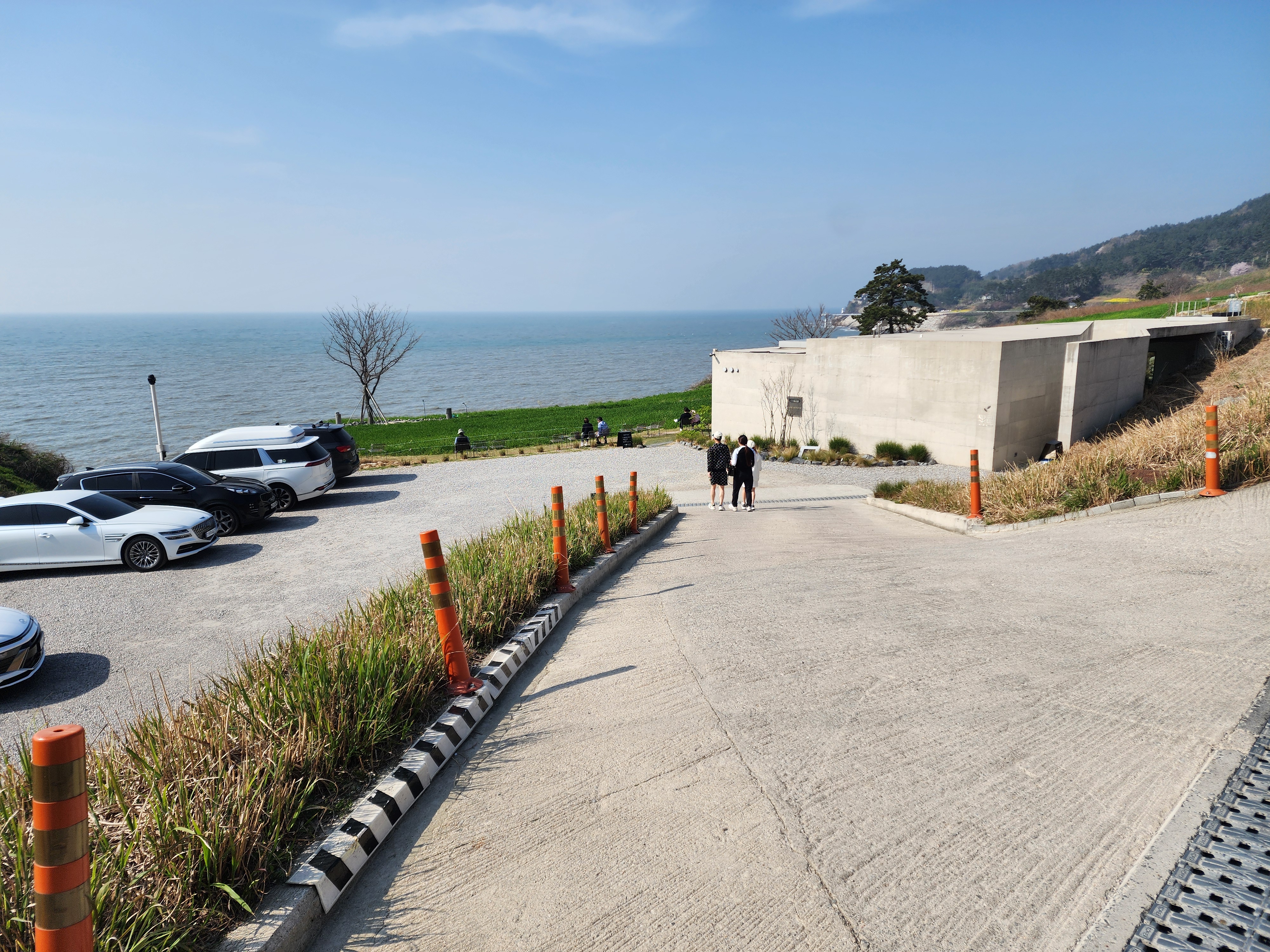 카페 보리로 가는 내리막길