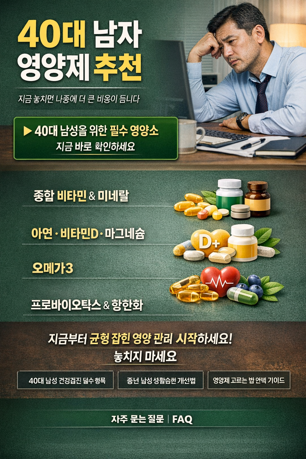 40대 남자 영양제 추천