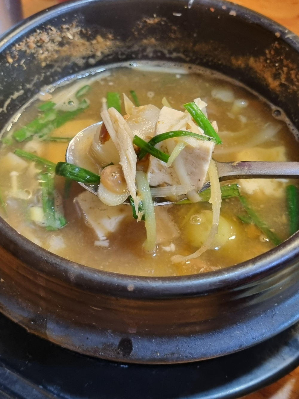마니산산채 된장찌개