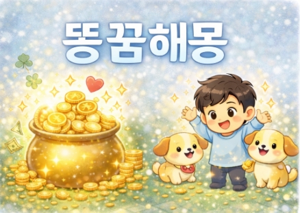 똥 꿈해몽! 재물 행운 똥 꿈해몽! 유형 10가지 총정리!
